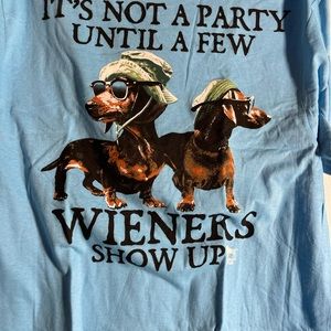 New party wieners t shirt